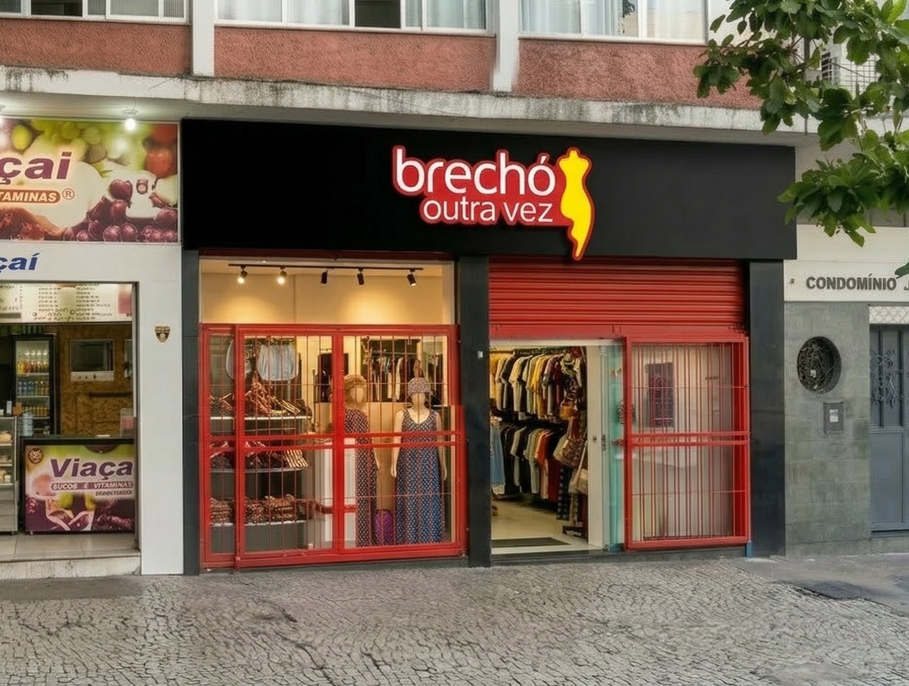 Interior da loja - Fachada